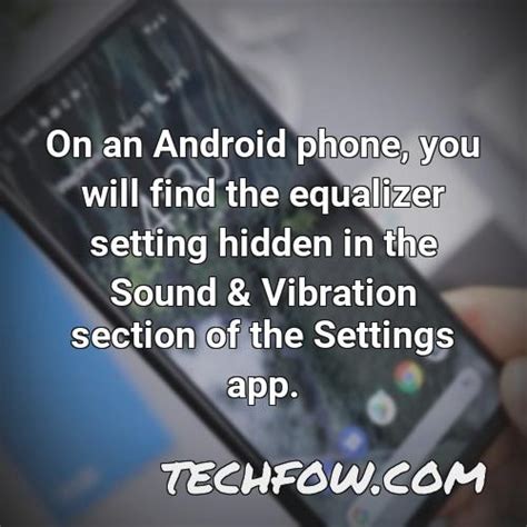 does android have a sound equalizer