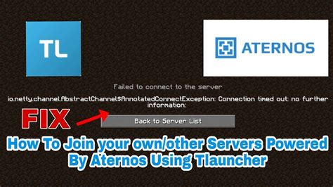 does aternos work with tlauncher