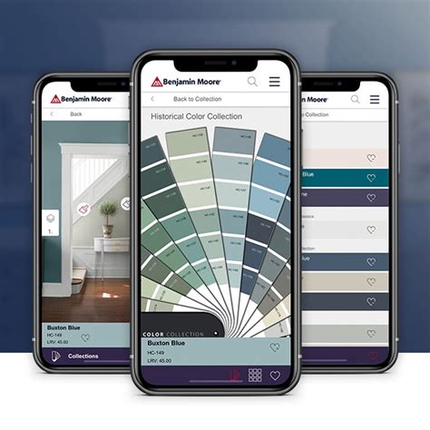 does benjamin moore have a paint visualizer app