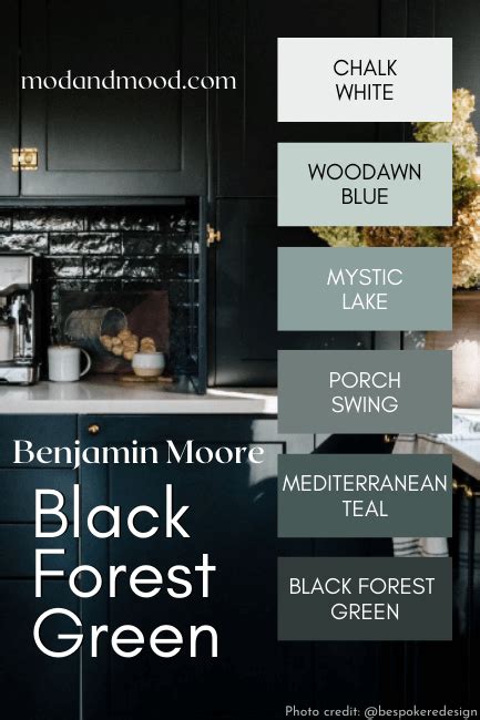 does black and forest green match