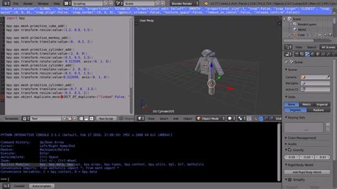 does blender use python