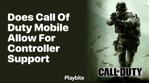 does call of duty mobile support controller