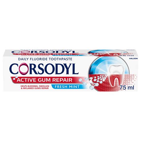 does corsodyl toothpaste stain teeth