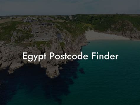 does egypt have a post code