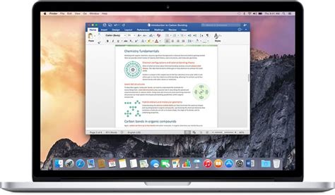 does excel and word work on macbook