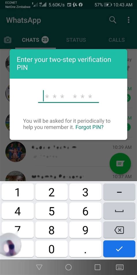 does facebook use whatsapp for two factor authentication