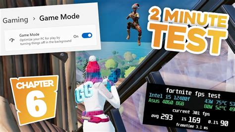 does game mode boost fps