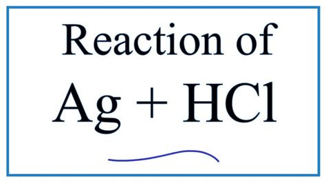does gold and silver react with hcl
