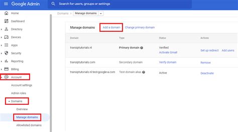 does google workspace include domain registration