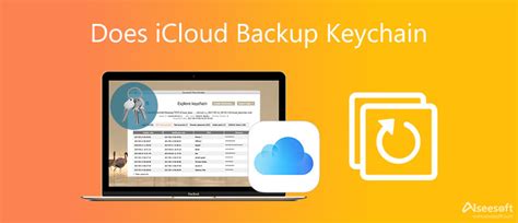 does icloud backup save passwords
