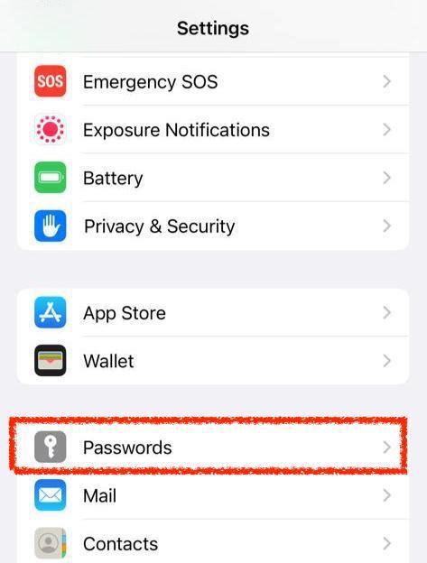 does iphone backup save passwords