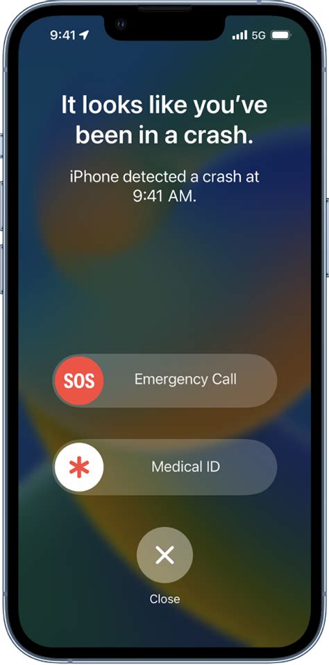 does iphone have crash detection