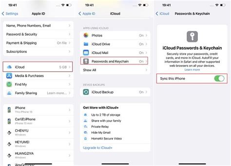 does iphone save passwords for apps