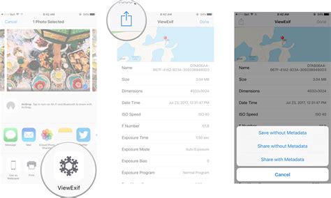 does iphone strip exif data