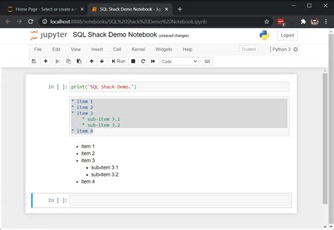 does jupyter notebook support sql