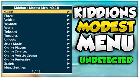 does kiddions mod menu still work