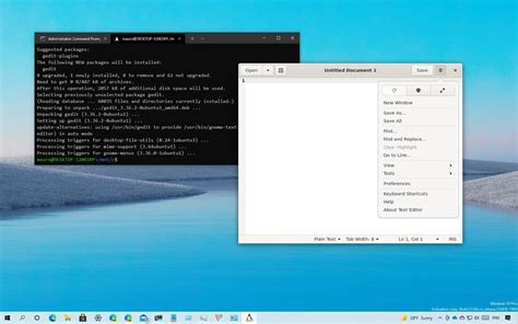 does linux have notepad