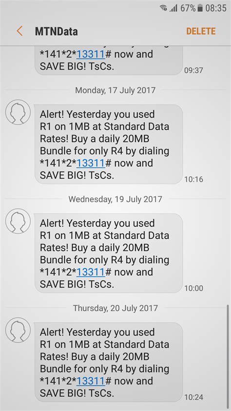 does messages use data or airtime