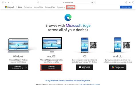 does microsoft edge work on apple