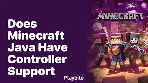 does minecraft java have controller support