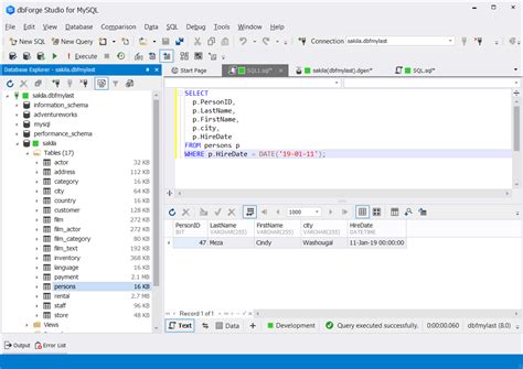 does mysql support date data type