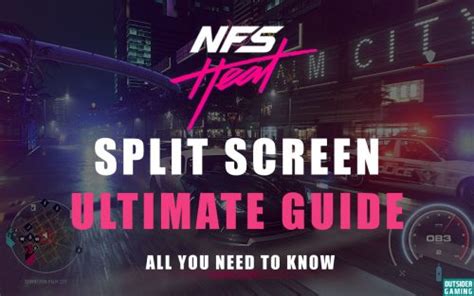 does need for speed heat have split screen