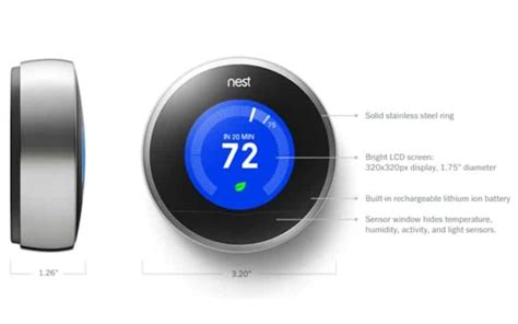 does nest have a temperature sensor