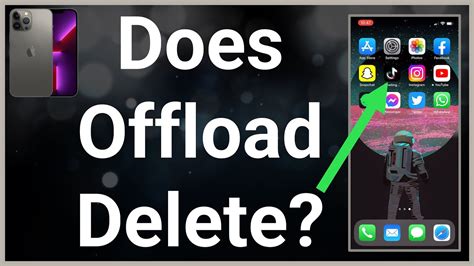 does offloading an app delete it