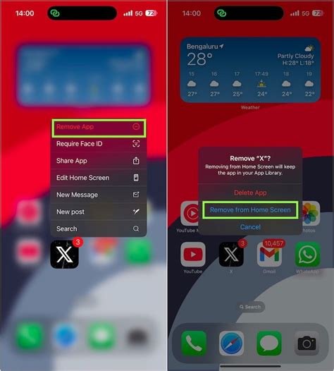 does removing app from home screen stop notifications