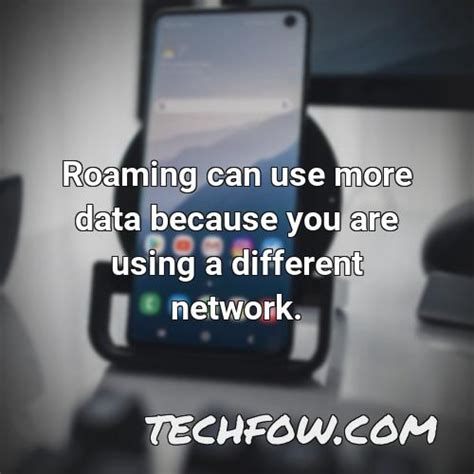 does roaming on use more data