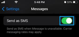 does sending imessages use data