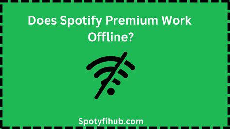 does spotify need internet to work