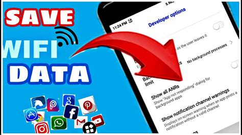 does wifi save data