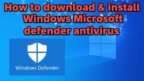 does windows defender replace antivirus software