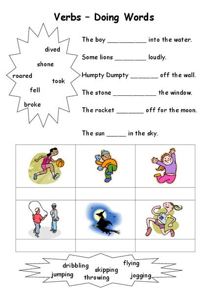 doing words worksheet for class 3 with answers