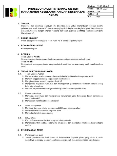 dokumen audit perusahaan