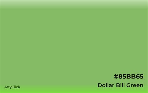 dollar green color code