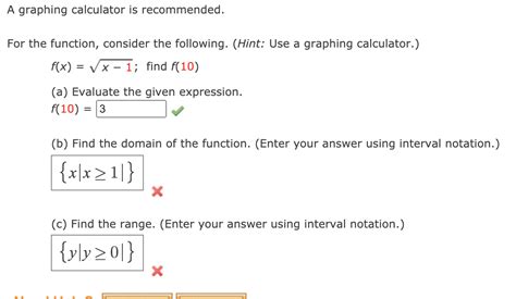 domain function interval notation calculator