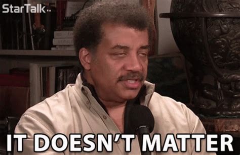 don't matter or doesn't matter