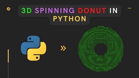 donut code python copy and paste