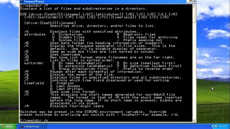 dos find command examples