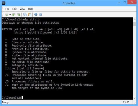 dos for command syntax