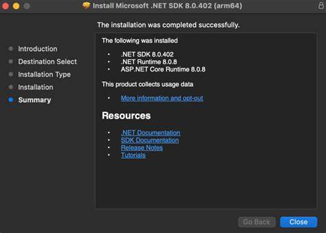 dotnet-sos successful installation