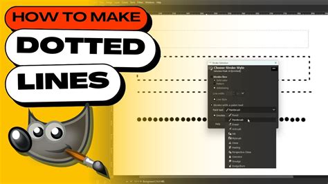 Mastering Dotted Lines in GIMP