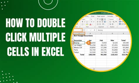 double click excel