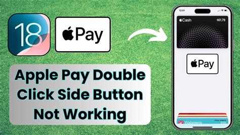 double click side button apple pay not working