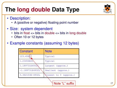 double data type in c example