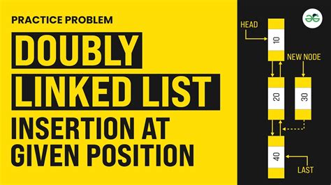 doubly linked list practice problems