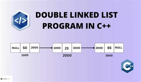 doubly linked lists c++