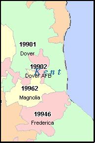 dover delaware zip code map